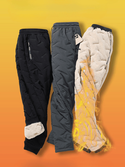 Pantalon de Jogging en Polaire Doublé