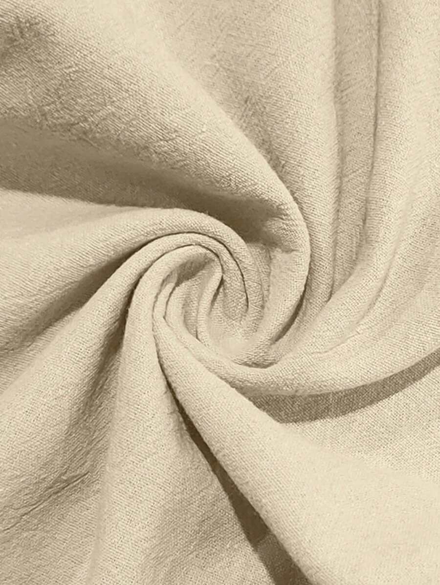 Pantalon léger en lin avec cordon