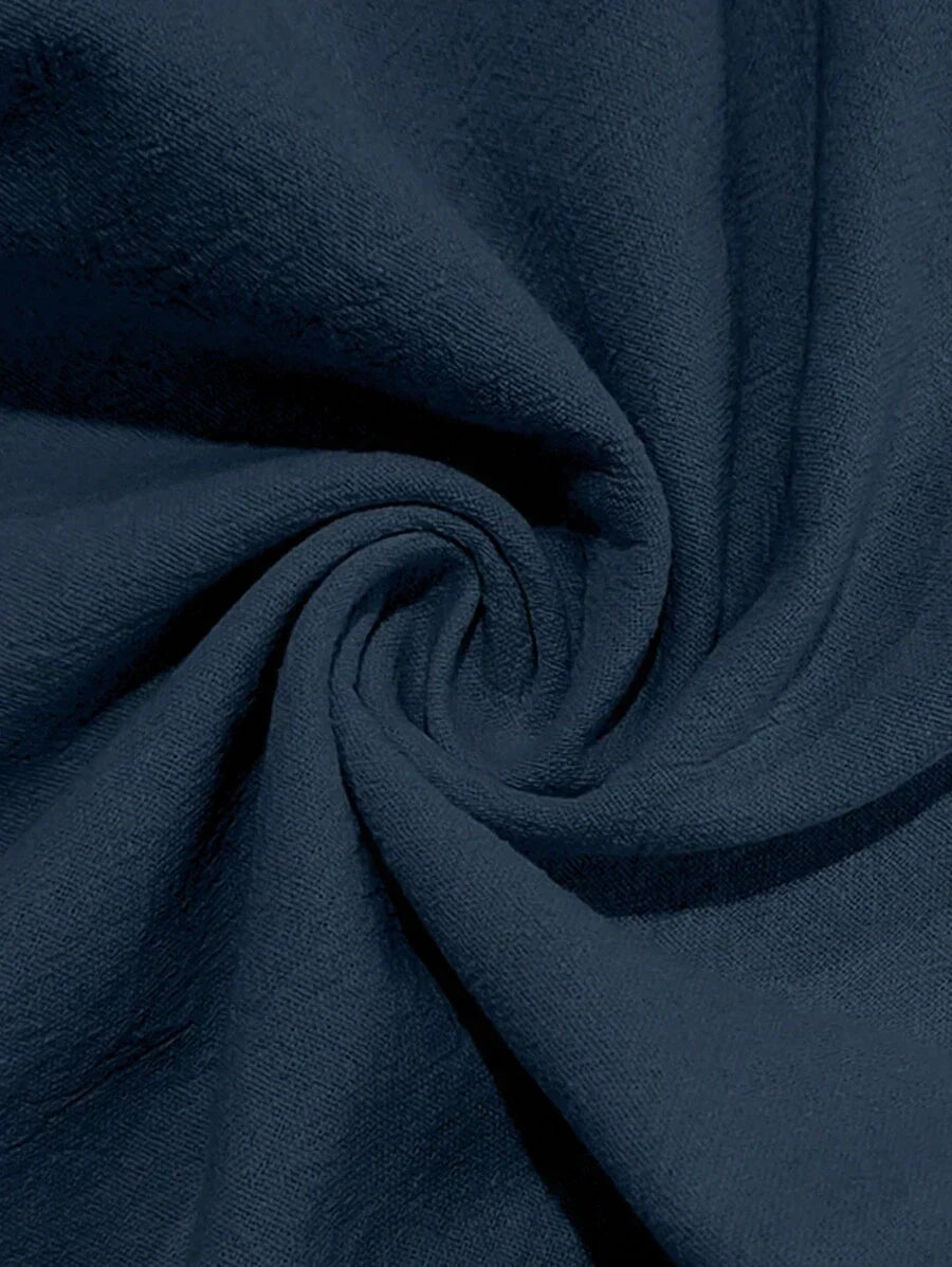 Pantalon léger en lin avec cordon