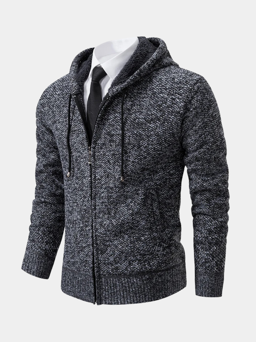 Cardigan avec zip en polaire