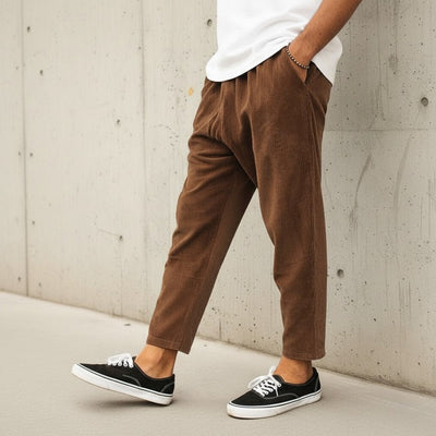 Pantalon en velours côtelé