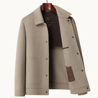 Manteau en laine d'automne