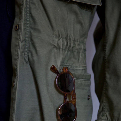 Veste field à capuche