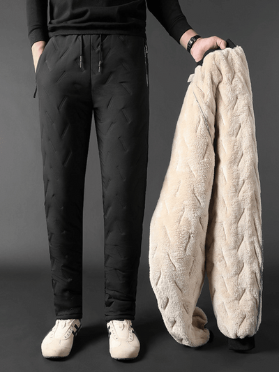 Pantalon de Jogging en Polaire Doublé