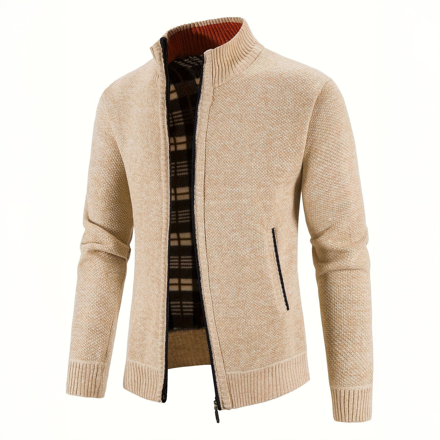 Gilet homme Luxe avec fermeture eclair