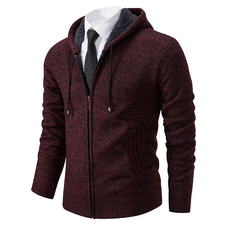 Cardigan avec zip en polaire