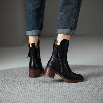 Élodie | Bottines Cuir PU