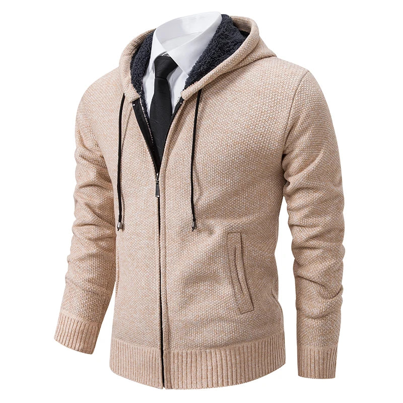 Cardigan avec zip en polaire