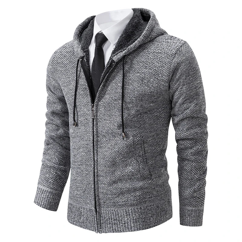Cardigan avec zip en polaire