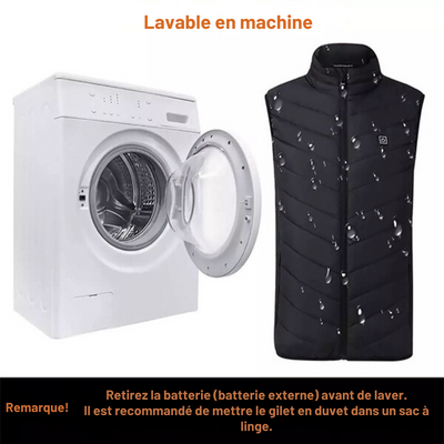 FLAMEVEST | Gilet chauffant unisexe