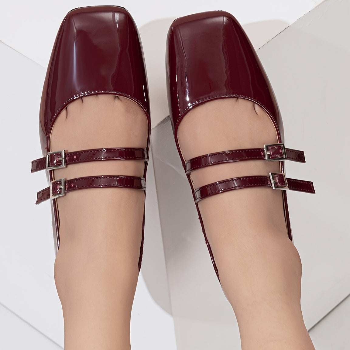 Béatrice™ | Ballerines à bride double – Élégance et confort absolu