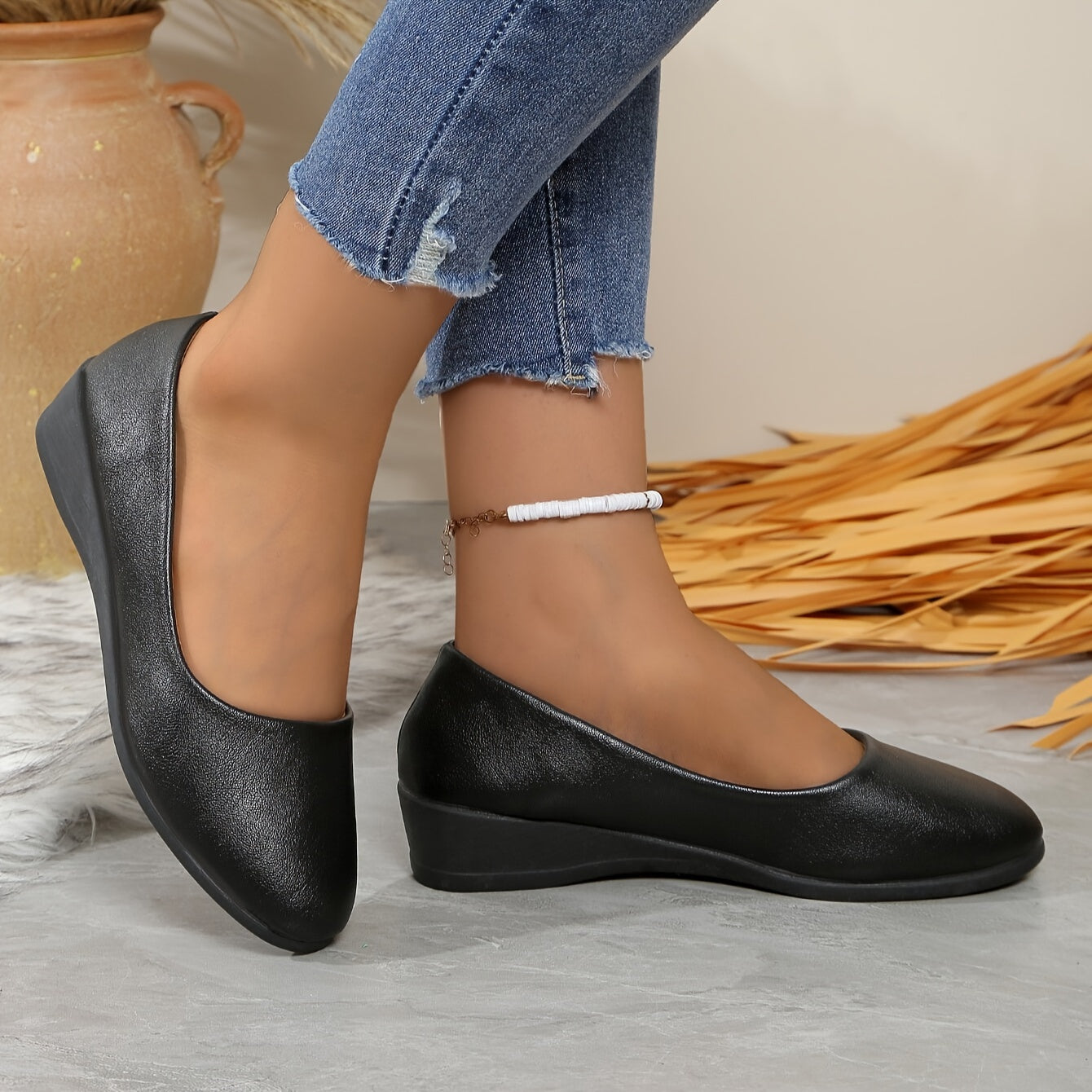 Gisele™ – Escarpins souples à petit talon et confort absolu